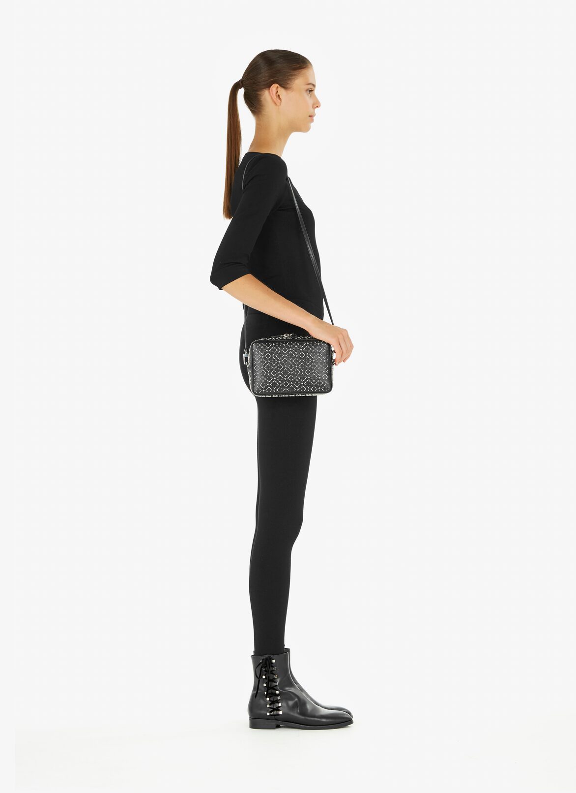Louise 20 Crossbody Bag ALAÏA BLACK LOUISE 20 CROSSBODY BAG